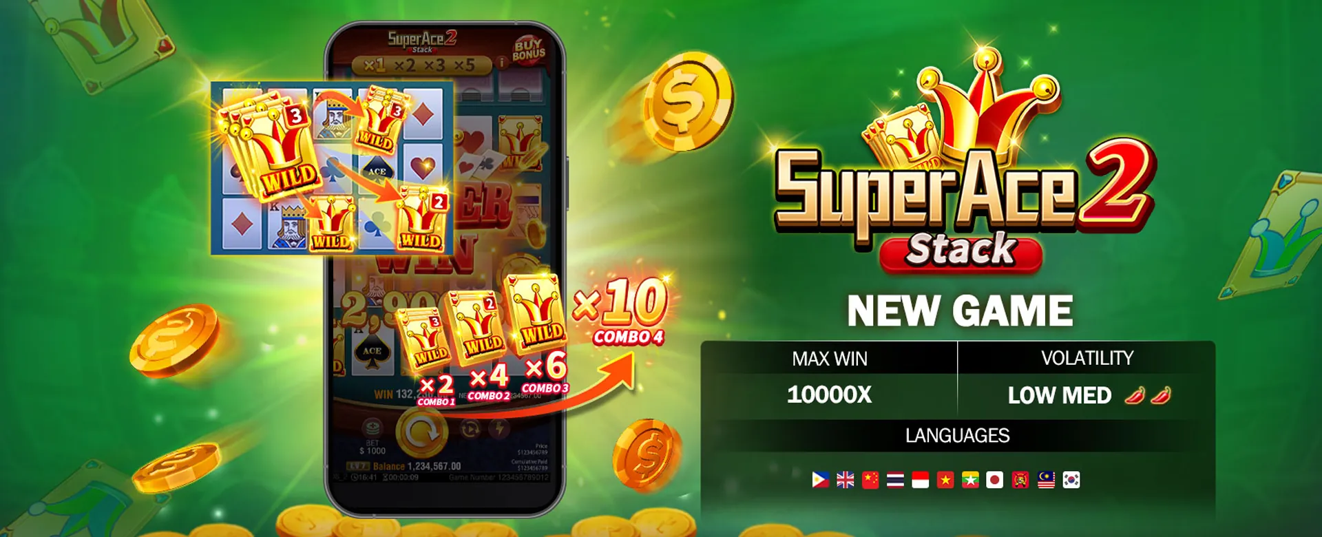 phdream app on smartphone, showcasing online casino games