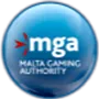Secure gaming platform with golden shield icon